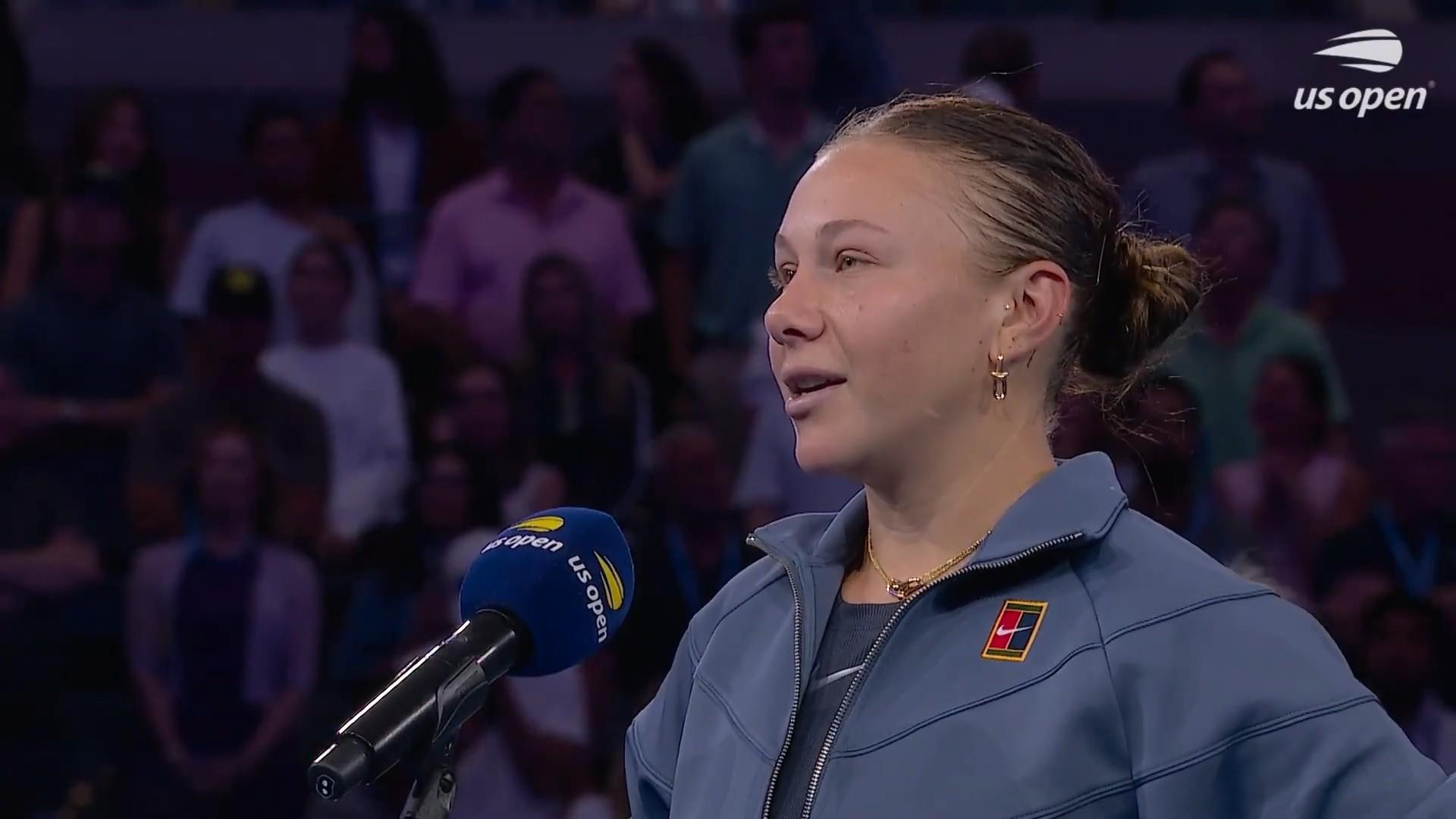 阿尼西莫娃：我知道得一直面对萨巴伦卡，对她的成就感到敬畏